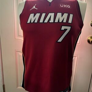 KEL'EL WARE NIKE JORDAN BRAND MIAMI HEAT STATEMENT RED SWINGMAN YOUTH JERSEY